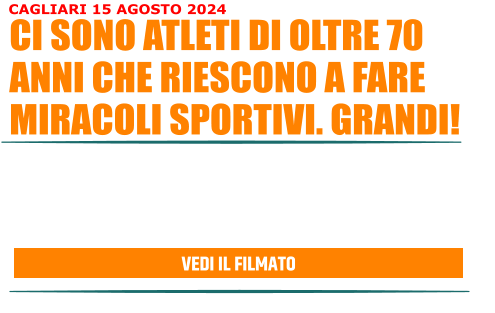 Arrivare a oltre 70 anni con un fisico capace di fare i 100 metri piani in 13 secondi e una realt. Frutto di tanto allenamento, della voglia di mettersi in gioco, di far capire che anche a questa et si pu gareggiare. Lesempio lo da latleta statunitense Michael Kish che  stato capace di fare i 100 metri in 13.47. Dai un occhiata al filmato e sorprenditi.  CI SONO ATLETI DI OLTRE 70 ANNI CHE RIESCONO A FARE MIRACOLI SPORTIVI. GRANDI! CAGLIARI 15 AGOSTO 2024 VEDI IL FILMATO